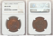 Republic Penny 1892 MS63 Red and Brown NGC, Berlin mint, KM2. Lingering red obverse with a streaked pattern of cobalt toning. 

HID09801242017

© 2022...