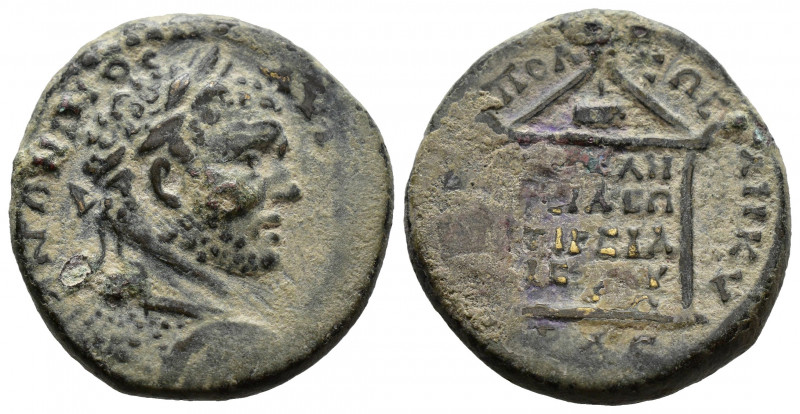 (Bronze, 7.86g 23mm) GALATIA. Ancyra. Caracalla, 198-217. 
 Laureate, draped an...