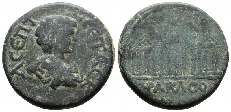 (Bronze, 13.19g 27mm) Pontos. Sebastopolis/Herakleopolis . Geta as Caesar AD 197...