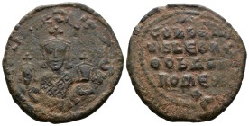 (Bronze. 9.02g 28mm) 4-13 century AD