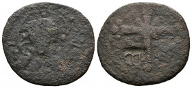 (Bronze. 3.19g 23mm) 4-13 century AD