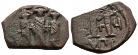 (Bronze. 5.35g 22mm) 4-13 century AD