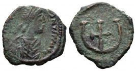 (Bronze. 1.63g 15mm) 4-13 century AD