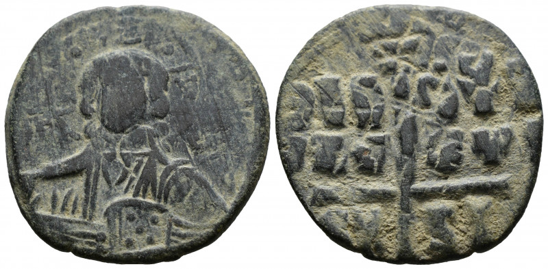 (Bronze. 10.39g 30mm) 4-13 century AD