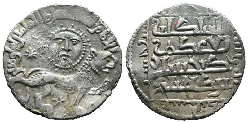 (Silver, 2.87g 21mm) SELJUQ of RUM.kaykhusraw II (1211-1220) Siwas