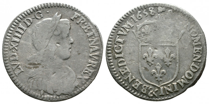 (Silver. 2.22g 21mm) 15-18 century AD