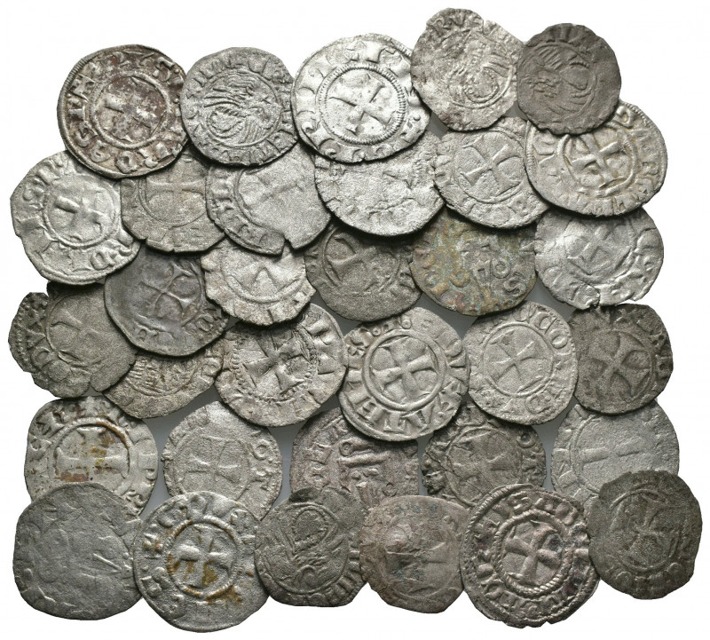 (Silver 19.29g ) 33 piece ancients coin, sold as seen