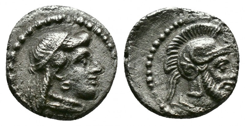 (Silver.0.71g 10mm) CILICIA, Tarsos, Time of Pharnabazos and Datames (Circa 384-...