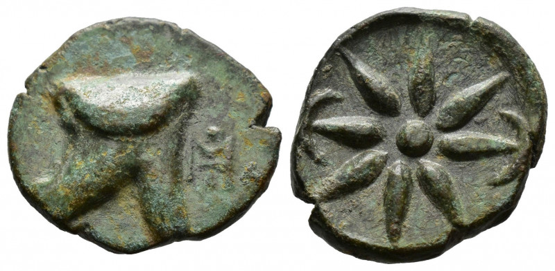 (Bronze.3.00g 17mm) Pontos. Uncertain mint, possibly Amisos circa 130-100 BC.
B...