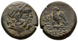 (Bronze.8.00g 29mm) Pontos, Amisos Circa 95-70 BC. AE