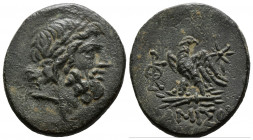 (Bronze. 6.86g 21mm) Pontos, Amisos Circa 95-70 BC. AE