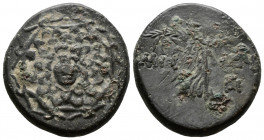 (Bronze.8.45g 23mm) Pontos. Amisos. Time of Mithradates VI Eupator 120-63 BC.