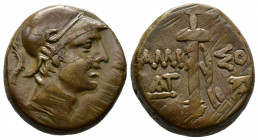 (Bronze.8.90g 19mm) PONTOS, Amisos. 100-85 BC. AE