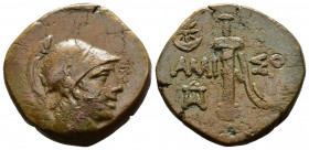 (Bronze.7.74g 22mm) PONTOS, Amisos. 100-85 BC. AE