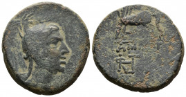 (Bronze.12.01g 26mm) PONTOS. Amisos. Ae (Circa 85-65 BC). Time of Mithradates VI Eupator.