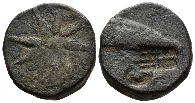 (Bronze.10.42g 19mm) PONTOS, Uncertain, Time of Mithradates VI (Circa 130-100 BC...