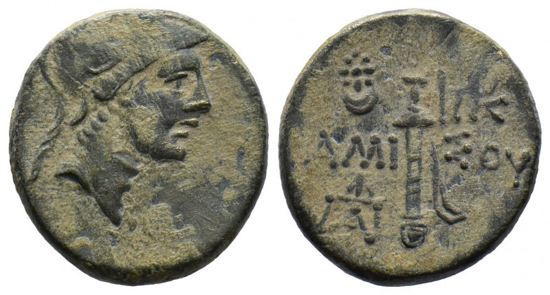 (Bronze.8.67g 21mm) PONTOS, Amisos. 100-85 BC.