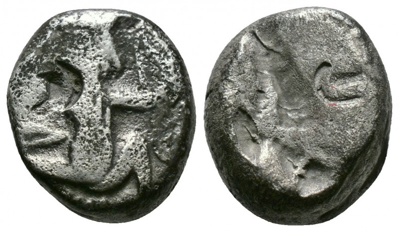 (Silver. 5.29g 13mm) Achaemenid Kings of Persia AR Siglos. Time of Xerxes II to ...