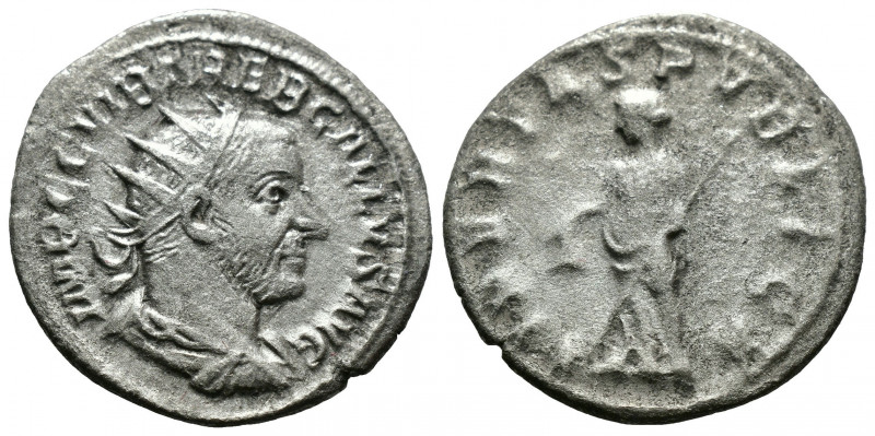 (Silver, 3.30g 22mm) Trebonianus Gallus, 251-253. Antoninianus Mediolanum (Milan...