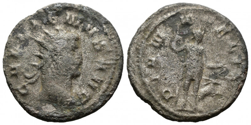 (Billon, 3.73g 22mm) Gallienus AD 253-268. Mediolanum Antoninianus AR 
 radiate...