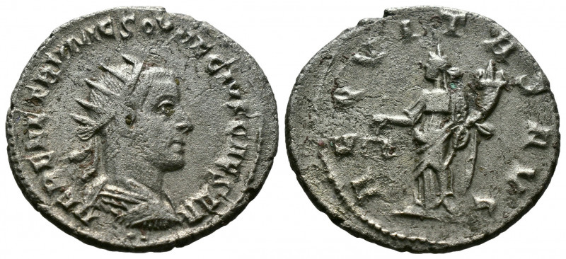 (Silver 3.88g 24mm) Herennius Etruscus (250-251 AD). AR Antoninianus Antiochia ...