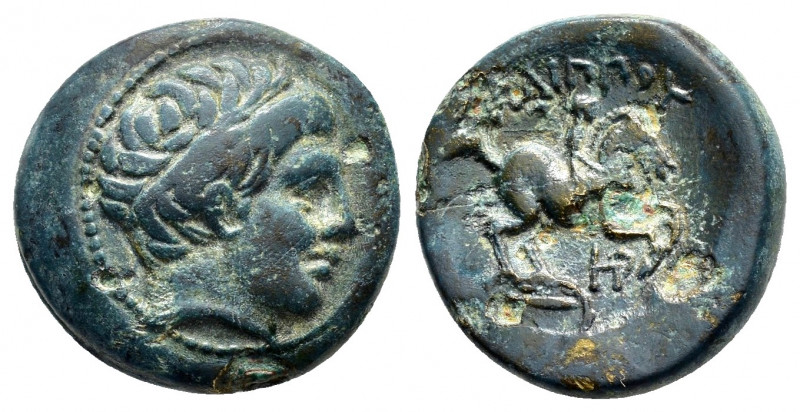 KINGS of MACEDON. Alexander III The Great.(336-323 BC).Ae.

Obv : Diademed head ...