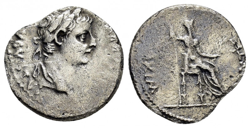 TIBERIUS.(14-37).Lugdunum.Denarius.

Obv : TI CAESAR DIVI AVG F AVGVSTVS.
Laurea...