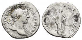 TRAJAN.(98-117).Rome.Denarius. 

Obv : IMP TRAIANO AVG GER DAC P M TR P.
Laureate bust right, with slight drapery.

Rev : COS V P P S P Q R OPTIMO PRI...