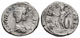 PLAUTILLA.(Augusta, 202-205).Rome.Denarius. 

Obv : PLAVTILLA AVGVSTA.
Draped bust right.

Rev : VENVS VICTRIX.
Venus standing left, holding apple and...