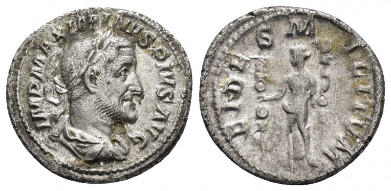 MAXIMINUS THRAX.(235-238).Rome.Denarius. 

Obv : IMP MAXIMINVS PIVS AVG.
Laureat...