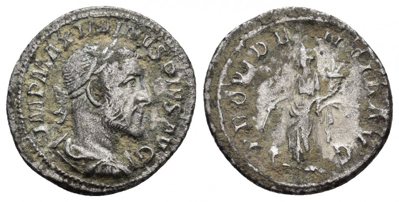 MAXIMINUS THRAX.(235-238).Rome.Denarius. 

Obv : MAXIMINVS PIVS AVG GERM.
Laurea...