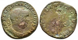 BALBINUS.(238).Rome.Sestertius.

Obv : IMP CAES D CAE L BALBINVS AVG.
Laureate, draped and cuirassed bust right.

Rev : PROVIDENTIA DEORVM S - C....