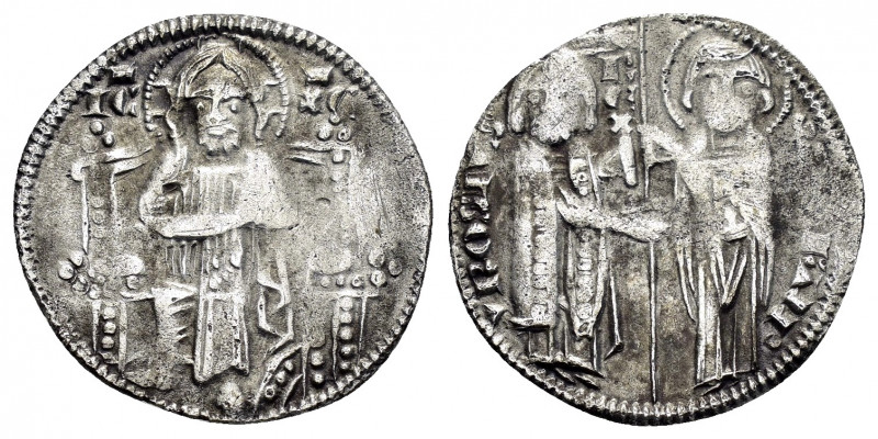 ITALY. Venice.Pietro Gradenigo.(1289-1311).Grosso.

Obv : PE GRADONICO DVX S M...