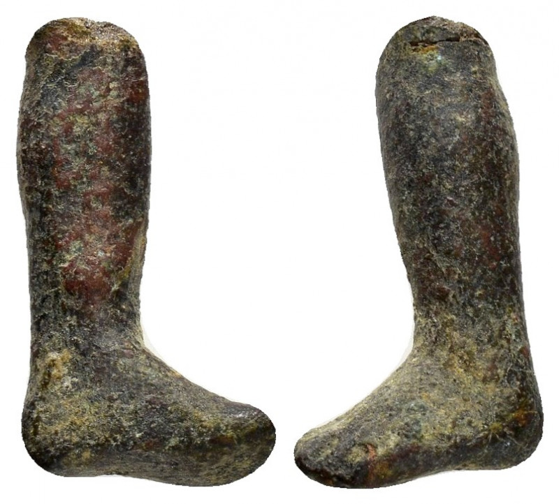 ANCIENT ROMAN BRONZE FOOT.(1st-2nd century).Ae.

Condition : Good very fine. 

W...