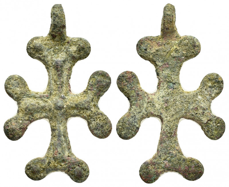 BYZANTINE EMPIRE.Cross.(8th-10th century).Ae.

Condition : Good very fine. 

Wei...