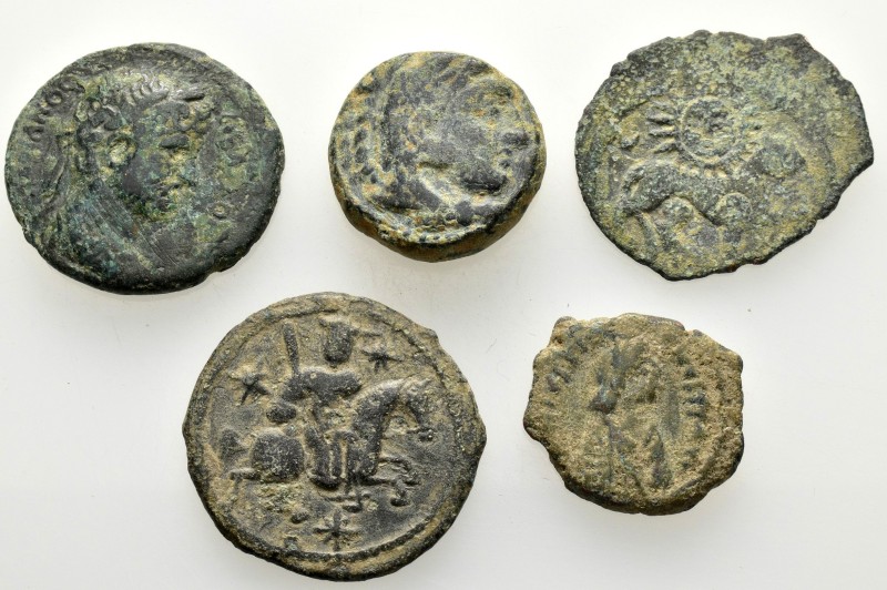 ANCIENT BRONZE COINS.SOLD AS SEEN.NO RETURN.