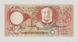 Tonga, 20 Pa'anga, 30.6.1989, A/1 153016, P23c, BNB B123a13, UNC

Estimate: 100-120