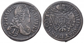 AUSTRIA. Charles VI (1711-1740). 1 Kreuzer. BB