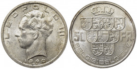 BELGIO. 50 Francs 1940. Ag. qFDC