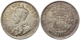 SUDAFRICA. Giorgio V. 2 1/2 Shillings 1936. Ag. BB+