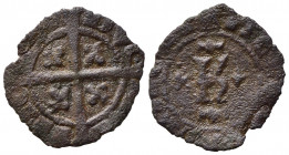 BRINDISI. Carlo I d'Angiò (1266-1278). Denaro Mi (0,47 g). MIR 339. R3. qBB