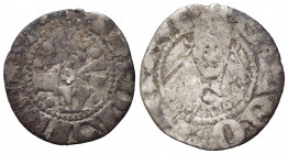 GUARDIAGRELE. Ladislao di Durazzo (1391-1414). Bolognino Ag (0,44 g). MIR 460-463. MB