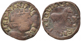 L'AQUILA. Ferdinando I d’Aragona (1458-1494). Cavallo AE (1,90 g). BB/BB+