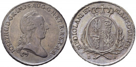 MILANO. Dominazione Austriaca. Giuseppe II d'Asburgo Lorena (1780-1790). Scudo 1785. Ag (23,10 g). MIR 446/5; Cr. 3/E. SPL/SPL+