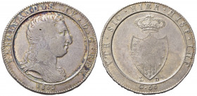 NAPOLI. Ferdinando IV (1759-1816). Mezza Piastra da 60 grana 1805. Ag (13.52 g). Magliocca 393. R2. BB