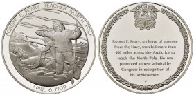 Medaglie Estere. Stati Uniti. The Franklin Mint Bicentennial History Of the United States Corps, Army and Navy. Medaglia 1974 Ag Sterling (24,85 g). P...