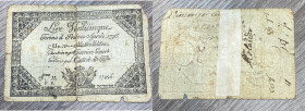 Regno di Sardegna. 25 lire Regie Finanze 1796 Torino. MB