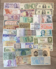 Lotto di 31 banconote mondiali. MB-FDS
