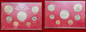 ESTERE. TONGA. Serie di 7 monete 1967. FDC
