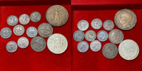 Regno d'Italia. Vittorio Emanuele III - Lotto di 12 monete. Cu/Ni. Tutte differenti per data o tipologia. BB-SPL